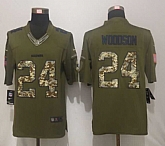 Nike Limited Oakland Raiders #24 Woodson Green Salute To Service Jerseys,baseball caps,new era cap wholesale,wholesale hats